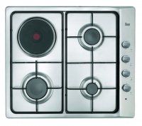 TEKA ENCIMERA GAS E/60.3 3G 1P AL NATURAL INOX (07260)